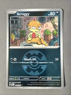 Pokemon TCG * Scraggy 134/217 Quick Ball * REVERSE HOLO * ME Ascended Heroes NM - Image 1
