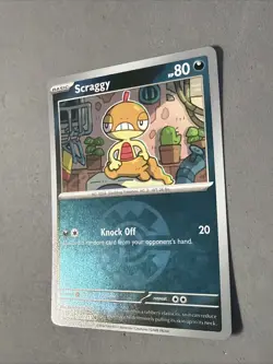 Pokemon TCG * Scraggy 134/217 Quick Ball * REVERSE HOLO * ME Ascended Heroes NM - Image 2