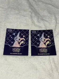Pokemon TCG: Paldean Fates Players Guide ETB Booklet NM - Image 2