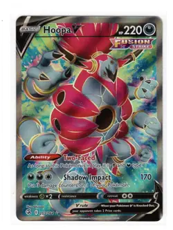 Pokemon Hoopa V (Full Art) Ultra Rare SWSH08: Fusion Strike 253/264 NM - Image 1