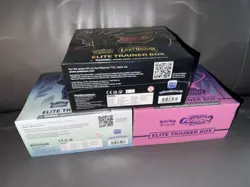 Pokemon TCG 1 Fusion Strike ETB & 1 Lost Origin & 1 Silver Tempest ETB Sealed - Image 5