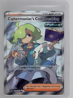 Pokemon Ciphermaniac's Codebreaking Ultra Rare SV05: Temporal Forces 198/162 NM - Image 1