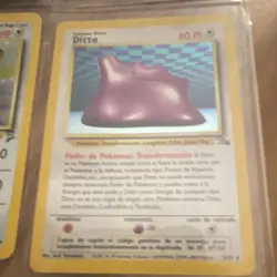 Wizards of the Coast Pokemon TCG Ditto 3/62 Fossil Holo Rare Spanish 1999 - Image 1