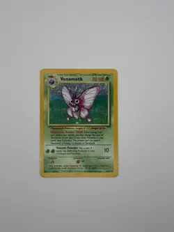 Pokemon Venomoth 13/64 Jungle Holofoil No Symbol Misprint Moderately Played - Image 1