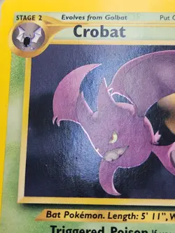 Crobat 4/64 Holo Rare Neo Revelation English Pokemon Card 2001 WoTC Tcg Trade - Image 3