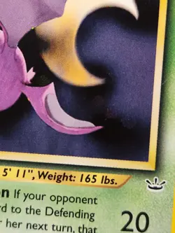 Crobat 4/64 Holo Rare Neo Revelation English Pokemon Card 2001 WoTC Tcg Trade - Image 5