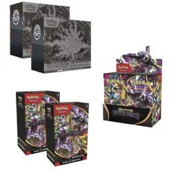 PREORDER PITCH BLACK Pokemon Center- Full Booster Box + 2 ETB + 2x Bundles - Image 1