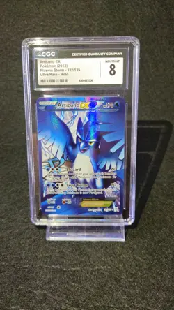 TEAM PLASMA ARTICUNO EX 132/135 CGC8 PLASMA STORM POKEMON ENGLISH - Image 1