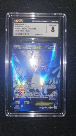TEAM PLASMA ARTICUNO EX 132/135 CGC8 PLASMA STORM POKEMON ENGLISH - Image 3