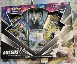 Pokemon TCG Arceus V Figure Collection Box 4 Packs 1 Sun And Moon Cosmic Eclipse - Image 1