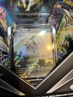 Pokemon TCG Arceus V Figure Collection Box 4 Packs 1 Sun And Moon Cosmic Eclipse - Image 3
