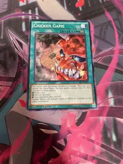 YUGIOH - CHICKEN GAME - COMMON - 1ST ED - CORE - LP - Image 1