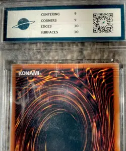 Graded 9 Hamon, Lord of Striking Thunder trading card from Yu-Gi-Oh! franchise - Image 4