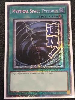 Yu-Gi-Oh! TCG Mystical Space Typhoon RA05-EN112 Starlight Rare - M/NM - Image 1