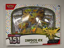 Pokemon TGC Scarlet and Violet 151 Zapdos EX Collection New and Sealed Box - Image 1