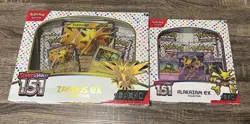 Pokemon Scarlet & Violet 151 Zapdos Ex & Alakazam Ex Collection Box bundle - Image 1