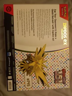 Pokemon TGC Scarlet and Violet 151 Zapdos EX Collection New and Sealed Box - Image 2