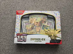 Pokemon Scarlet and Violet 151 Zapdos EX Collection Box New and Sealed - Image 1