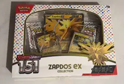 Pokemon Scarlet & Violet Zapdos EX Collection 151 Series, Sealed Box - Image 1