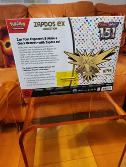Pokemon Scarlet & Violet 151 Zapdos EX Collection Box - NEW & SEALED - - Image 2