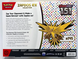 Pokemon: Scarlet & Violet 151 Zapdos EX Collection Box New & Sealed 🔥💕✨ - Image 2