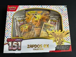 Pokemon: Scarlet & Violet 151 Zapdos EX Collection Box Sealed Check Description - Image 1