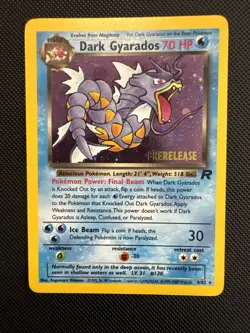 Dark Gyarados (Prerelease) 08/82 Wotc Promo Holo Pokemon S343 - Image 1