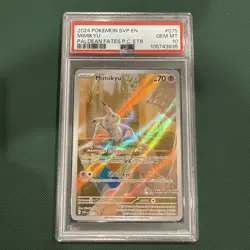 Pokemon Center Mimikyu #75 Stamped Black Star Promo PSA 10! - Image 1