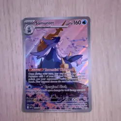 Pokemon TCG Samurott 107/086 Sv: White Flare Illustration Rare Holo Stage 2 - Image 1