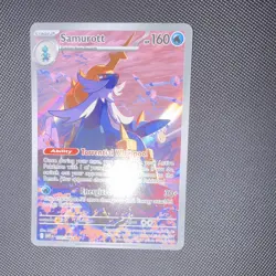 Pokemon TCG Samurott 107/086 SV: White Flare Illustration Rare Holo English - Image 2