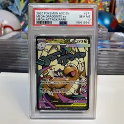 2026 POKEMON ASC EN-ASCENDED HEROES MEGA ATTACK RARE MEGA DRAGONITE EX PSA 10 - Image 1