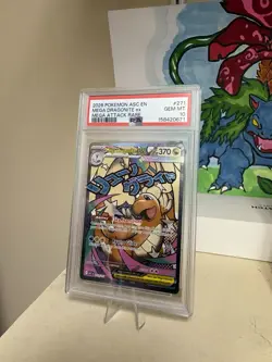 2026 POKEMON ASC EN-ASCENDED HEROES MEGA ATTACK RARE MEGA DRAGONITE EX PSA 10 - Image 1
