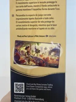 Disney Lorcana Toy Story Foil Playmat Wilds Unknown Buzz And Woody - Exclusive - Image 3