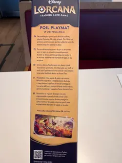 Disney Lorcana TCG Limited Edition Woody And Buzz Foil Playmat Toy Story - Image 2