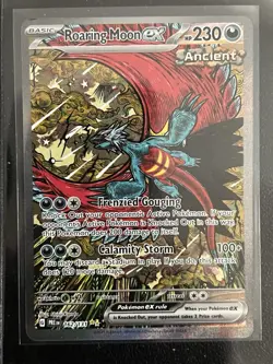 2025 Pokemon SV Prismatic Evolutions - PRE EN #162/131 Roaring Moon ex - Image 1