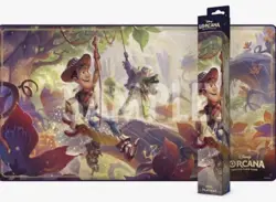 Disney Lorcana Toy Story Foil Playmat Wilds Unknown Buzz And Woody - Exclusive - Image 1