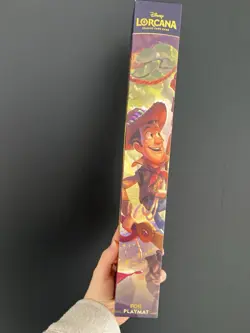Disney Lorcana TCG Limited Edition Woody And Buzz Foil Playmat Toy Story - Image 1