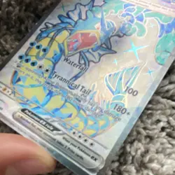 Pokemon TCG Gyarados ex 225/198 SV01 Scarlet & Violet Base Full Art MP Crease - Image 3