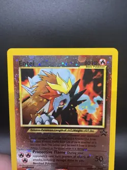 Pokemon TCG Entei 34 WoTC Promo Reverse Holo Vintage - HP/Damaged - Image 3