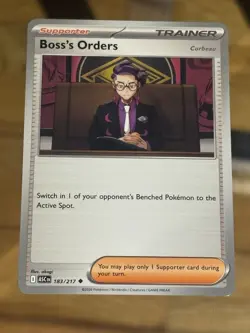 Boss's Orders 183/217 Uncommon Ascended Heroes Pokemon Card - Image 1