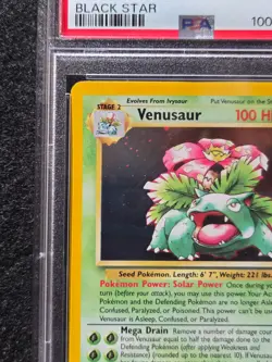 2000 Pokemon Promo #13 Venusaur Holo Black Star PSA 6 EX-MT Game Boy Guide - Image 4