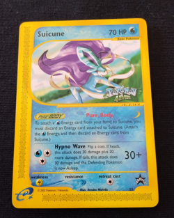 Pokemon Card Suicune Movie Promo Black Star #53 PK 4 Ever WOTC 2002 NM - Image 1