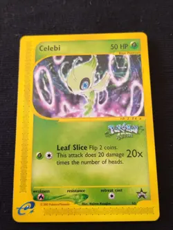 Pokemon Card Celebi Movie Promo Black Star #50 WOTC Pokemon 4 Ever 2002 NM - Image 1