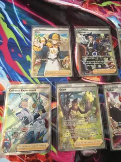 Pokemon TCG Crown Zenith Full Art Trainer Gallery x 7 Cheren Grant Roxanne Volo - Image 2