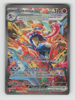 Greninja ex 214/167 - Twilight Masquerade Special Illustration Rare Pokemon - NM - Image 1