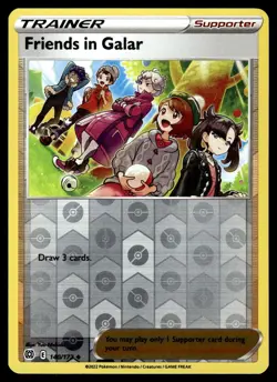 Friends in Galar 140/172 Uncommon Brilliant Stars Pokemon Reverse Holo Near Mint - Image 1