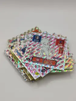 1996 AMADA POKEMON JPN STICKER COLL 1996-1998 HOLO PRISM GOLD - Image 1