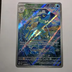 Pokemon TCG- Frogadier - 089/086 - ME04: Chaos Rising (CRI) Illustration Rare NM - Image 1