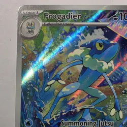Pokemon TCG- Frogadier - 089/086 - ME04: Chaos Rising (CRI) Illustration Rare NM - Image 3