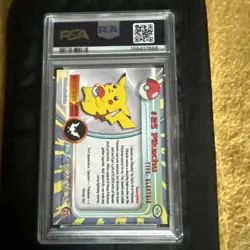 1999 Topps Pokemon T.V. Pikachu Non Holo #25 – PSA 9 (MINT) - Image 2